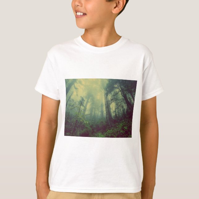 Camiseta Woodland desde abajo (Anverso)