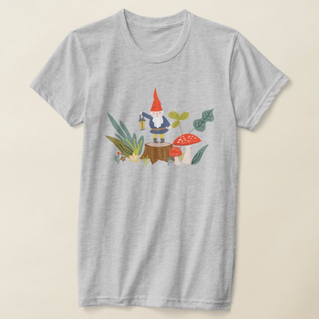 Camiseta Woodland Gnome y Mushroom (Distribución)