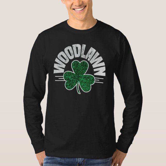 Camiseta Woodlawn Bronx St Patricks Day Funny Irish Ny Sham (Anverso)