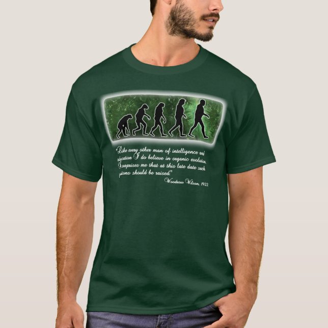 Camiseta Woodrow Wilson en la evolución (Anverso)