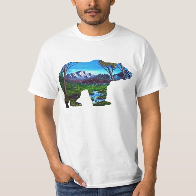 Camiseta Woods en el oso (Anverso)
