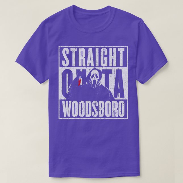 Camiseta Woodsboro (Diseño del anverso)