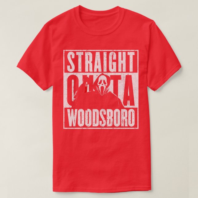 Camiseta Woodsboro (Diseño del anverso)