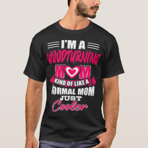 Camiseta Woodturning Mom cooler than cake astronaut christm