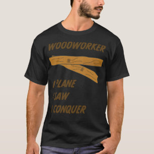 Camiseta Woodworker Funny Donut fiesta construcción animal
