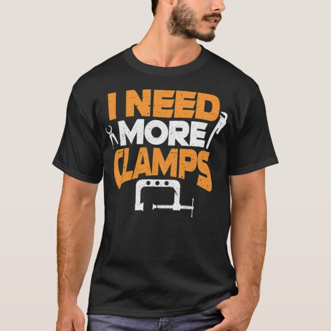 Camiseta Woodworker I Need More Space Tema de cumpleaños di (Anverso)