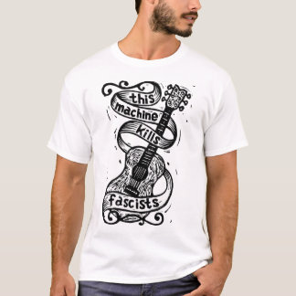 Camiseta Woody Guthrie - Esta máquina mata a fascistas