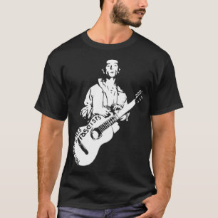 Camiseta Woody Guthrie Esta máquina mata a golfgirl gracio