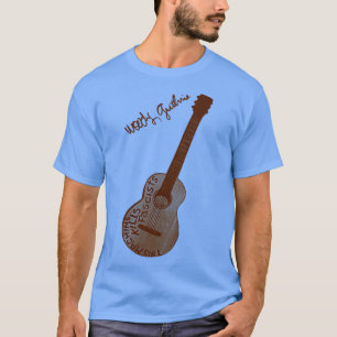 Camiseta Woody Guthrie: esta máquina mata a la guitarra fas