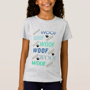 Camiseta WOOF All Con Paws Chicas Tee