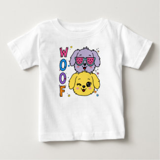Camiseta Woof Baby - Camisa de Perritos Divertidos