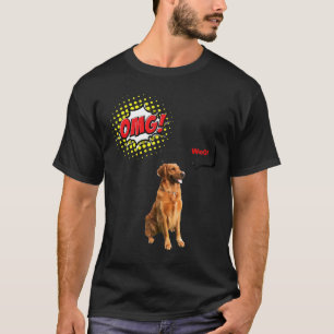 Camiseta Woof Omg Mel Golden Retriever Dog Golden Cute Pupp