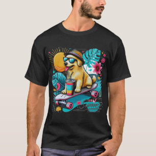 Camiseta Woof Summer Cute Dog