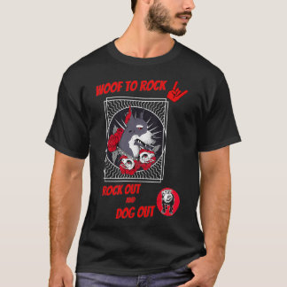 Camiseta Woof To Rock, Dog Out 