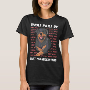 Camiseta Woof Whis, el viejo propietario del rottweiler Dog
