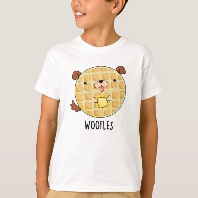 Camiseta Woofles Doggy Doggy Waffle Pun (Anverso)