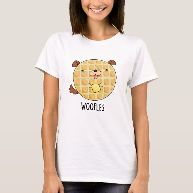 Camiseta Woofles Doggy Doggy Waffle Pun (Anverso)