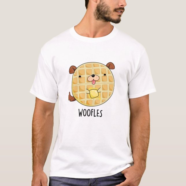 Camiseta Woofles Doggy Doggy Waffle Pun (Anverso)