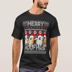 Camiseta Woofmas De Cerezo Cute Pomerano Y Havanés Con Sa