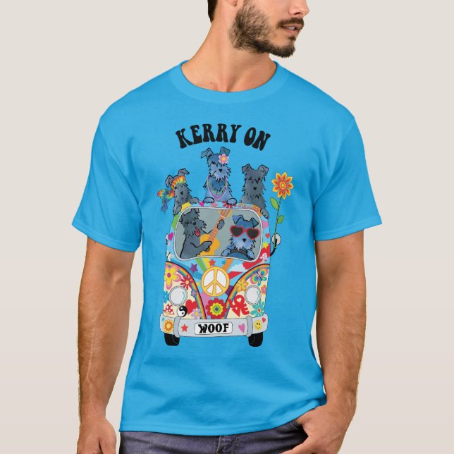 Camiseta Woofstock Kerry Blue Terrier (Anverso)