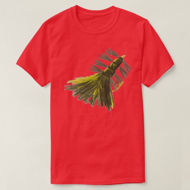 Camiseta Wooly Bugger Fly (Diseño del anverso)