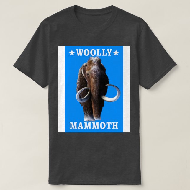Camiseta Wooly Mammoth (Diseño del anverso)