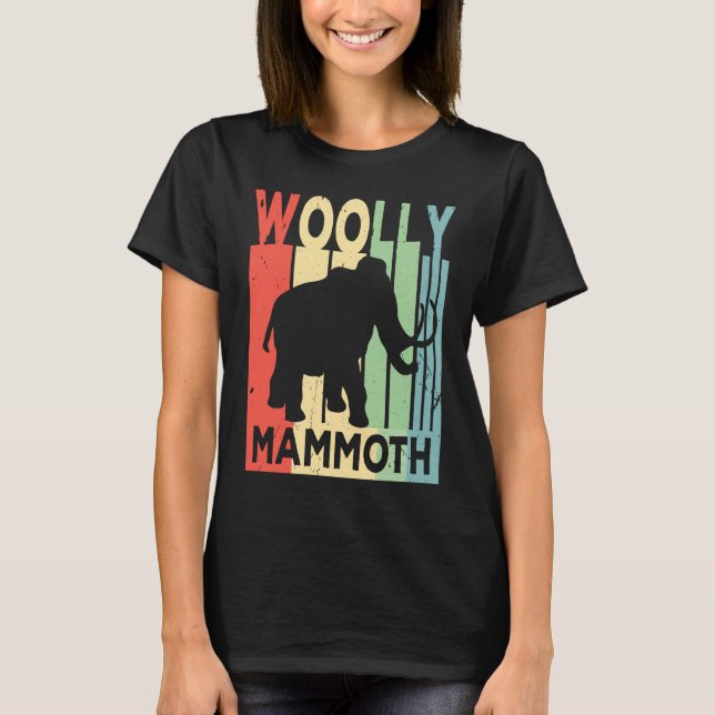 Camiseta Wooly Mammoth Vintage Unisex (Anverso)