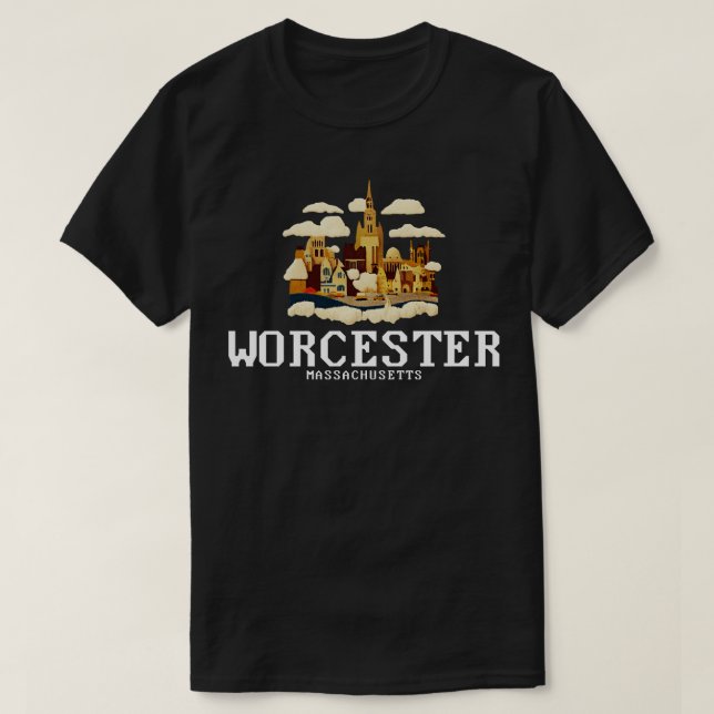 Camiseta Worcester Massachusetts (Diseño del anverso)