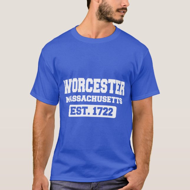 Camiseta Worcester Massachusetts Est 1722 (Anverso)