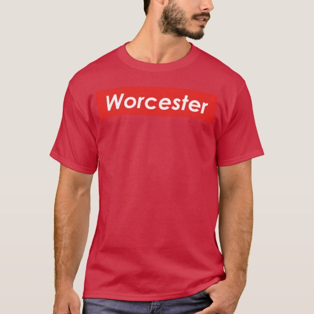 Camiseta Worcester Massachusetts retro (Anverso)