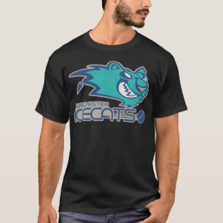 Camiseta Worchester Ice Cats Retro Derogó Clase De Hockey S