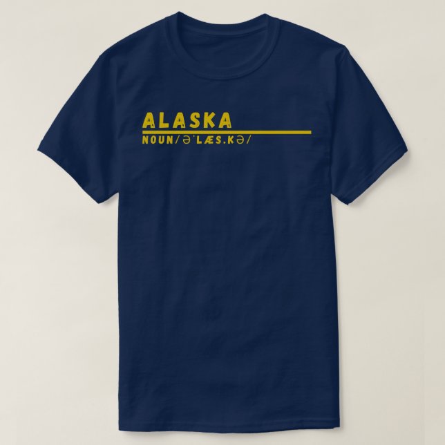 Camiseta Word Alaska TShirt (Diseño del anverso)