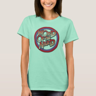 Camiseta Word of the Nerd Womens Ringer Tee