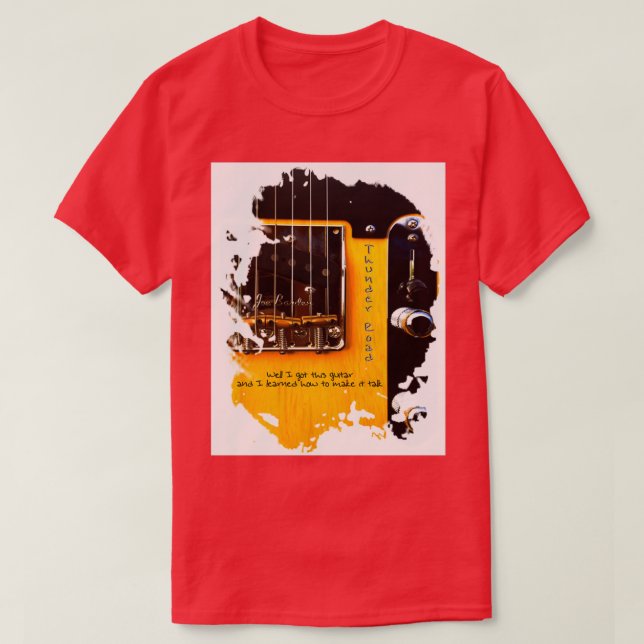 Camiseta Wordart Thunder Rd (Diseño del anverso)