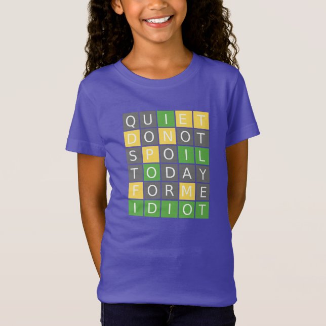 Camiseta Wordle Game (Anverso)