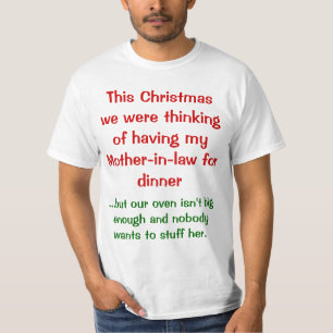 Camiseta Wordplay del navidad - suegra