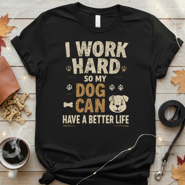 Camiseta Work for Treats Funny dog lover (Subido por el creador)