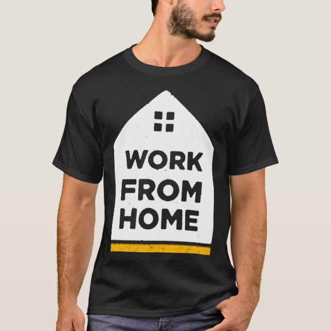 Camiseta Work from home (Anverso)