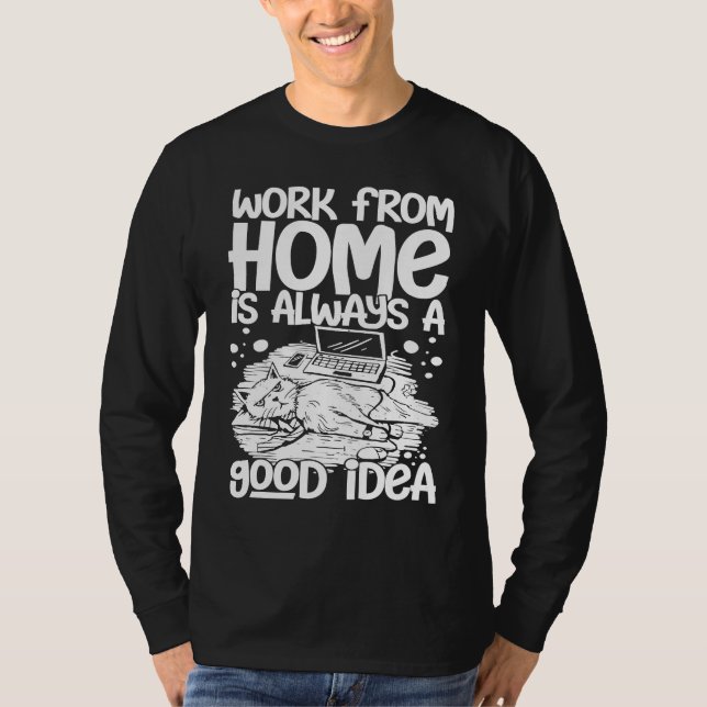 Camiseta Work From Home Office Job Ideas Business Online De (Anverso)