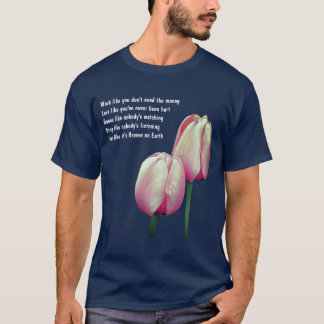 Camiseta Work Love Dance Sing en vivo Inspirador