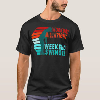 Camiseta Workday Millwright Weekend Swinger Golfer Golfing 
