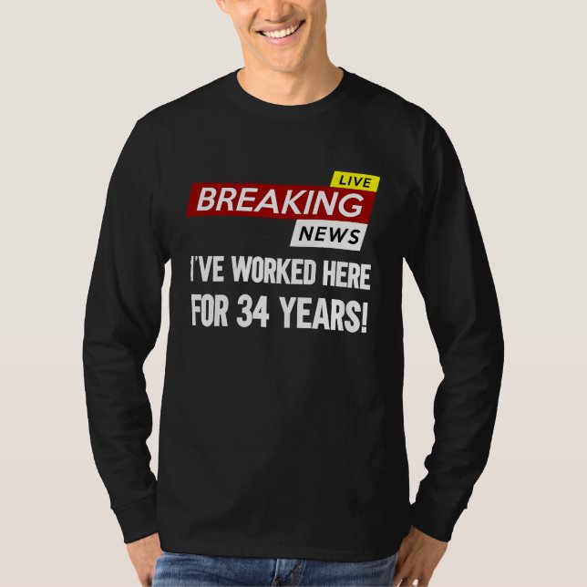 Camiseta Worker work anniversary appreciation worked here f (Anverso)
