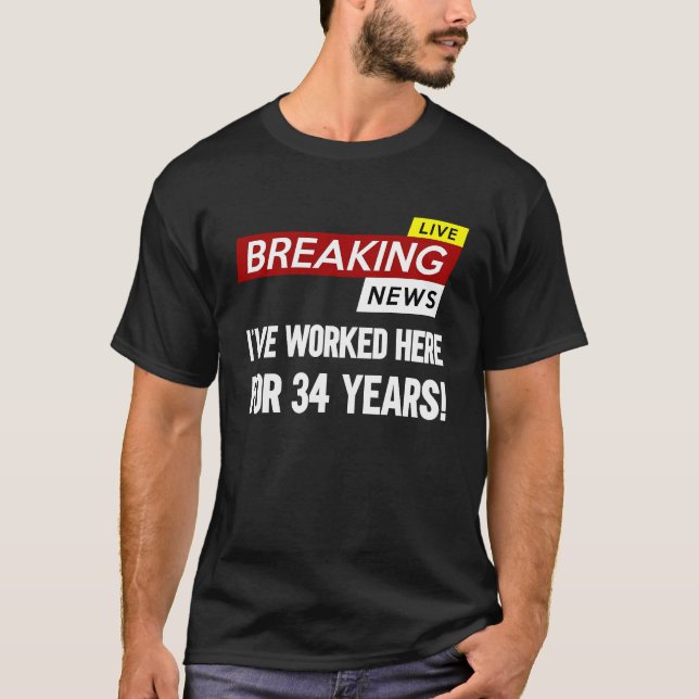 Camiseta Worker work anniversary appreciation worked here f (Anverso)