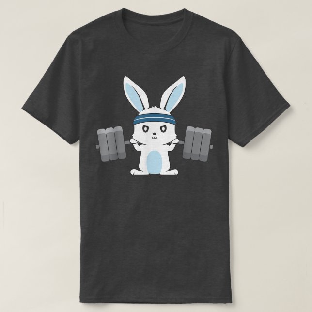 Camiseta Workout Bunny Gym Lover 1402 (Diseño del anverso)
