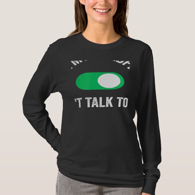 Camiseta Workout don't talk to me (Anverso)
