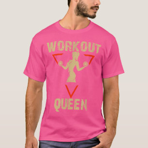 Camiseta Workout Queen Weightlifter Barbell