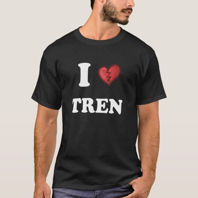 Camiseta workout Quote I Love Tren Design crazy bodybuilde (Anverso)