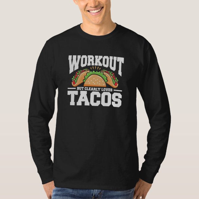 Camiseta Workout Tacos Cinco De Mayo Fitness  1 (Anverso)