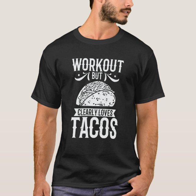 Camiseta Workout Tacos Cinco De Mayo Fitness  2 (Anverso)