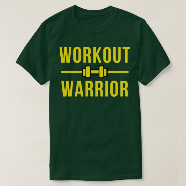 Camiseta Workout Warrior Workout (Diseño del anverso)